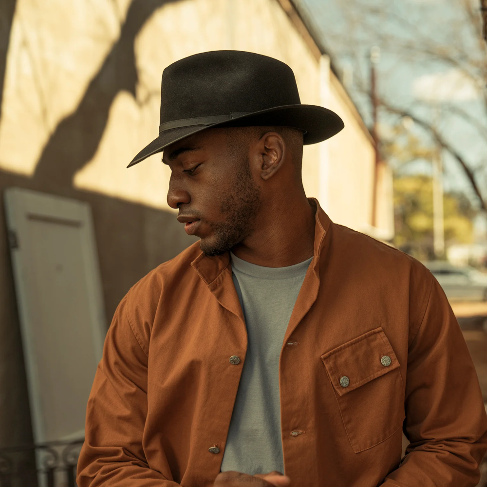 Stetson Stratoliner Fedora Black Unisex Headwear 00LX59