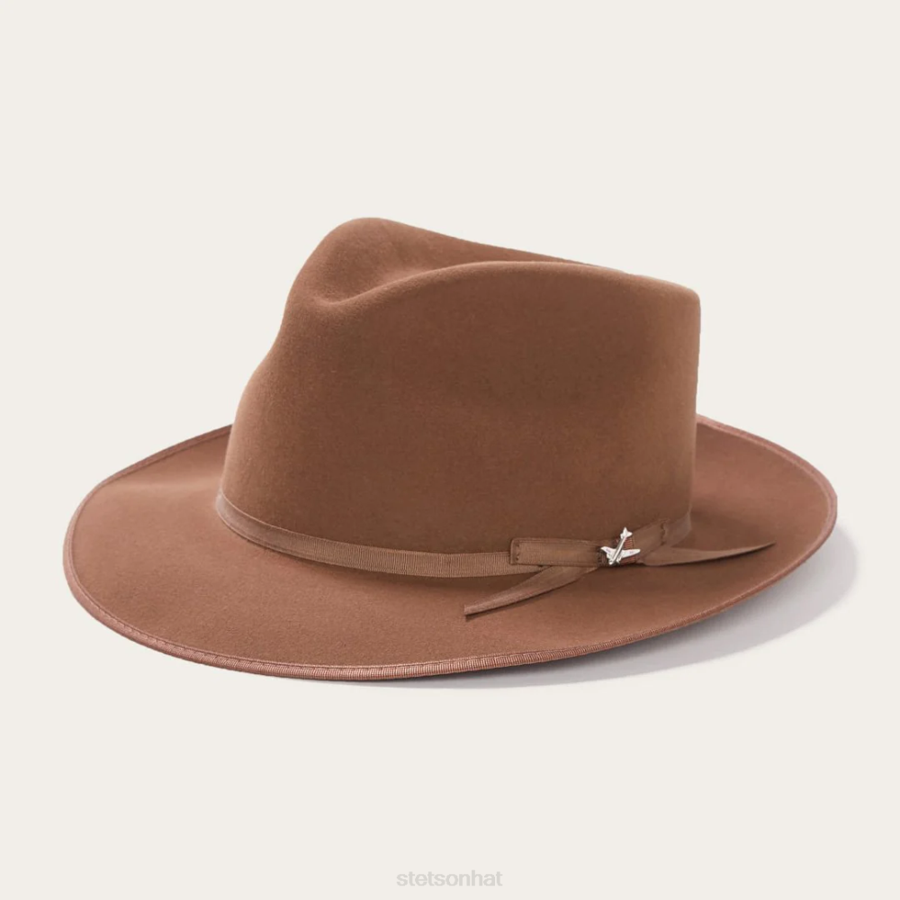Stetson Stratoliner Fedora Walnut Unisex Headwear 00LX38