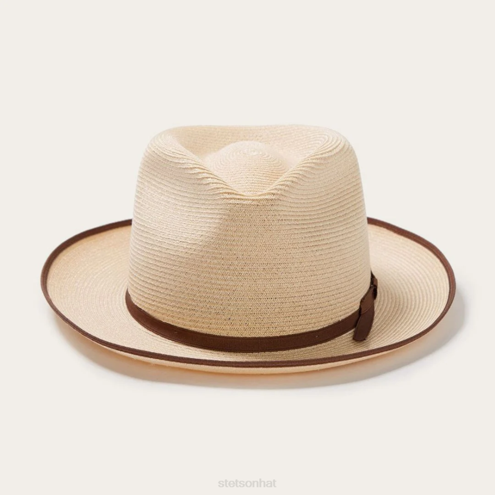 Stetson Stratoliner Hemp Fedora Natural Unisex Headwear 00LX109