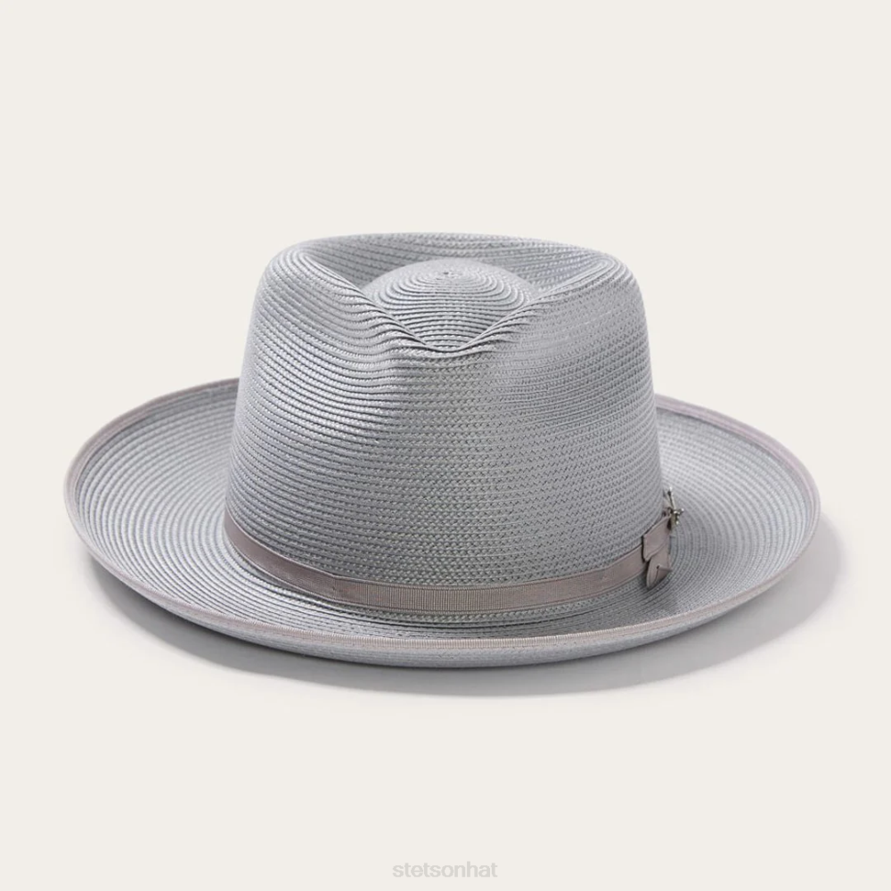 Stetson Stratoliner Milan Fedora Grey Unisex Headwear 00LX88