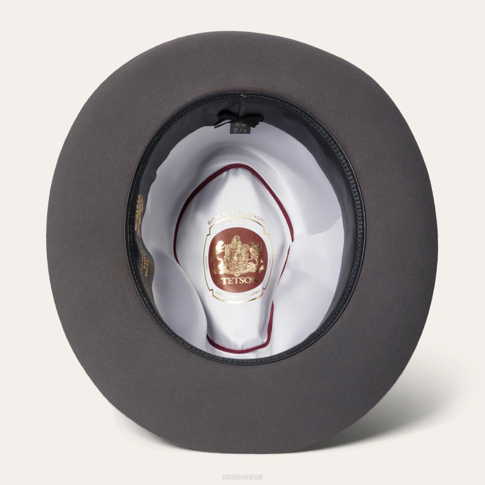 Stetson Temple Fedora Caribou Unisex Headwear 00LX97
