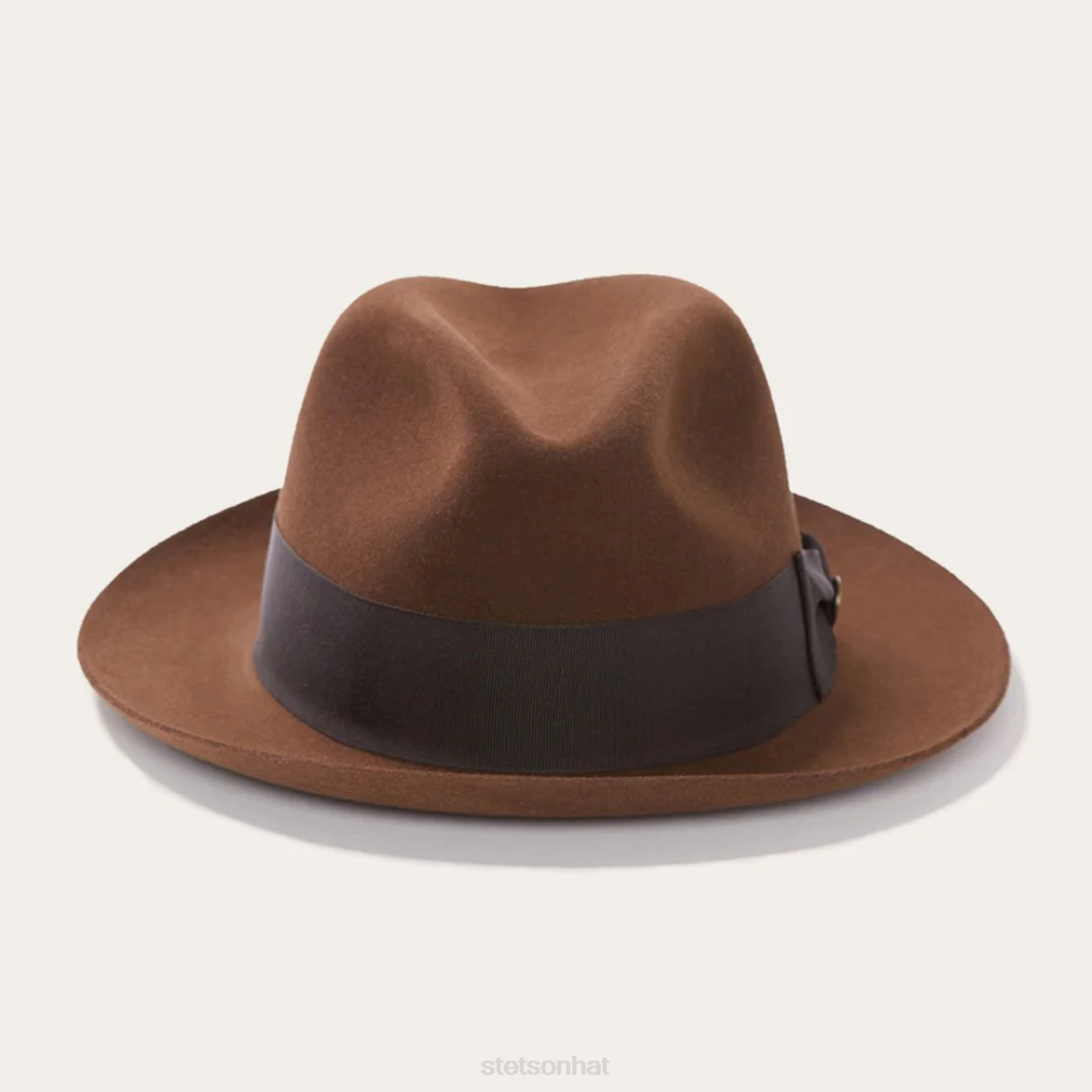 Stetson Temple Fedora Mink Unisex Headwear 00LX95