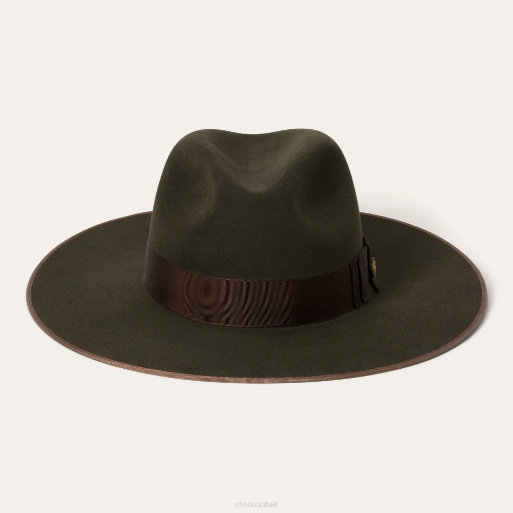 Stetson Tri-City Fedora Sage Unisex Headwear 00LX187