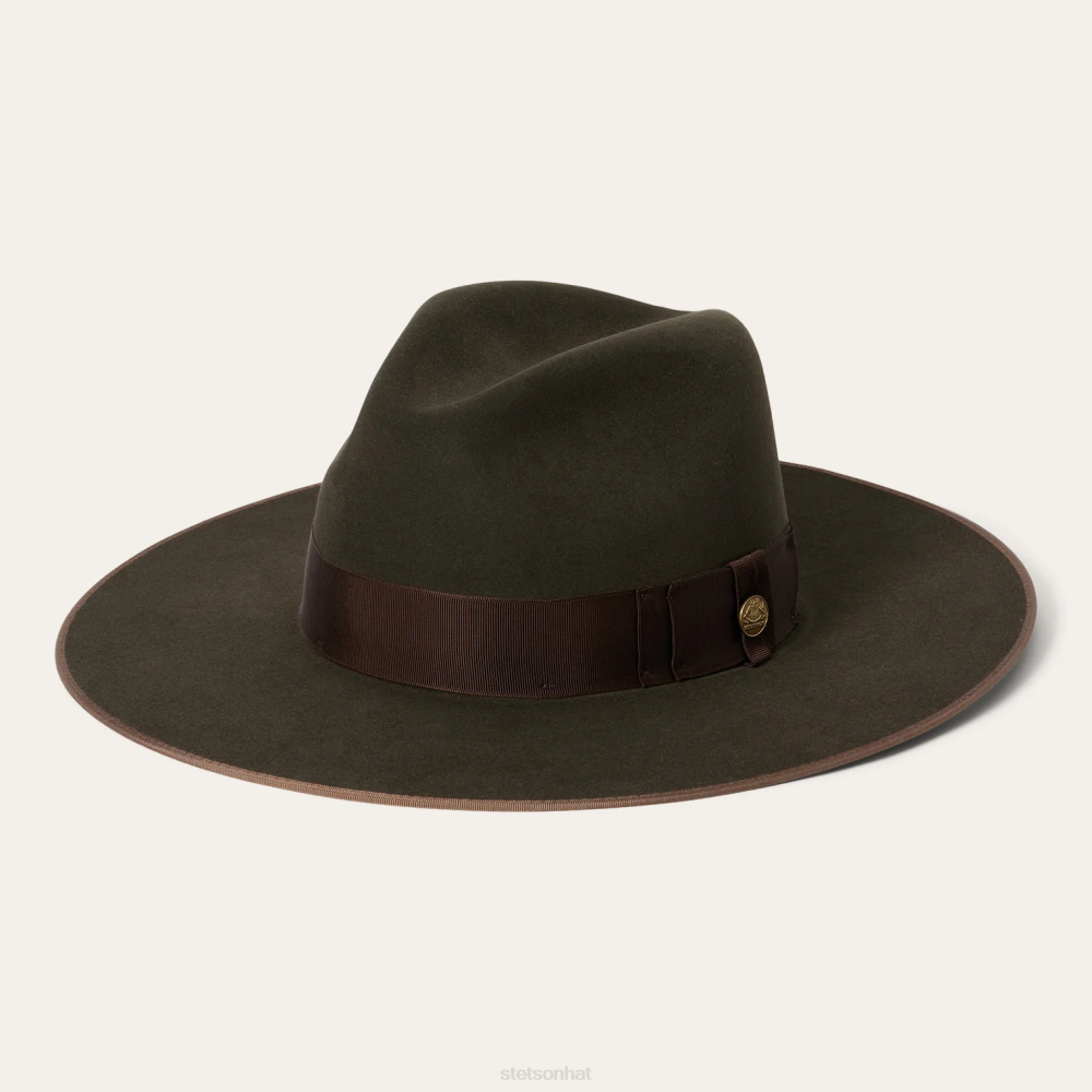 Stetson Tri-City Fedora Sage Unisex Headwear 00LX187