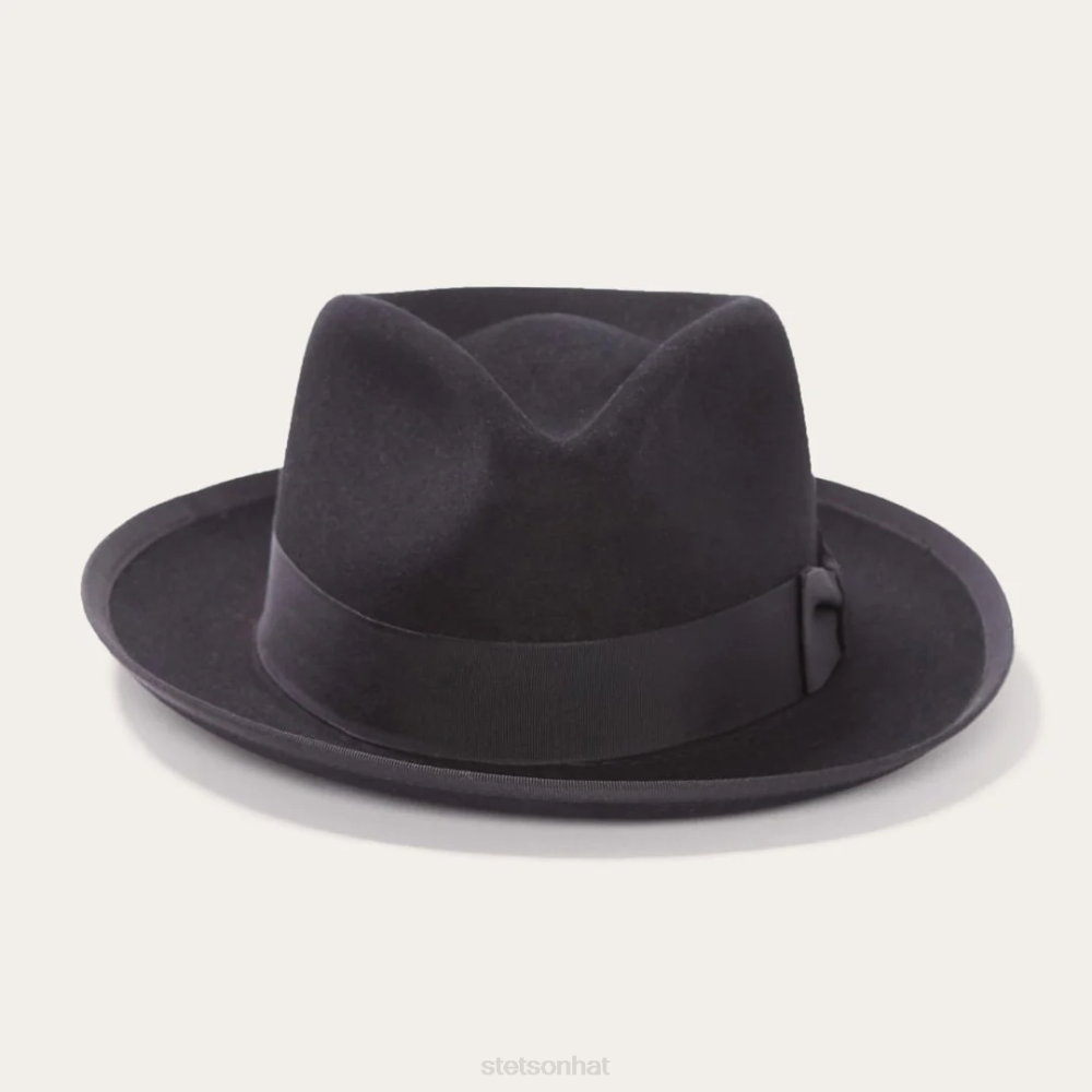 Stetson Whippet Fedora Black Unisex Headwear 00LX12
