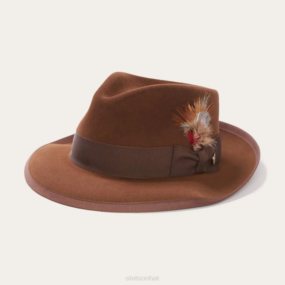 Stetson Whippet Fedora Mink Unisex Headwear 00LX93