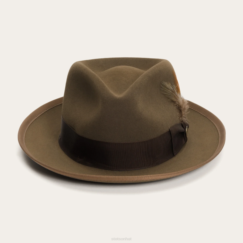 Stetson Whippet Fedora Tawny Unisex Headwear 00LX13