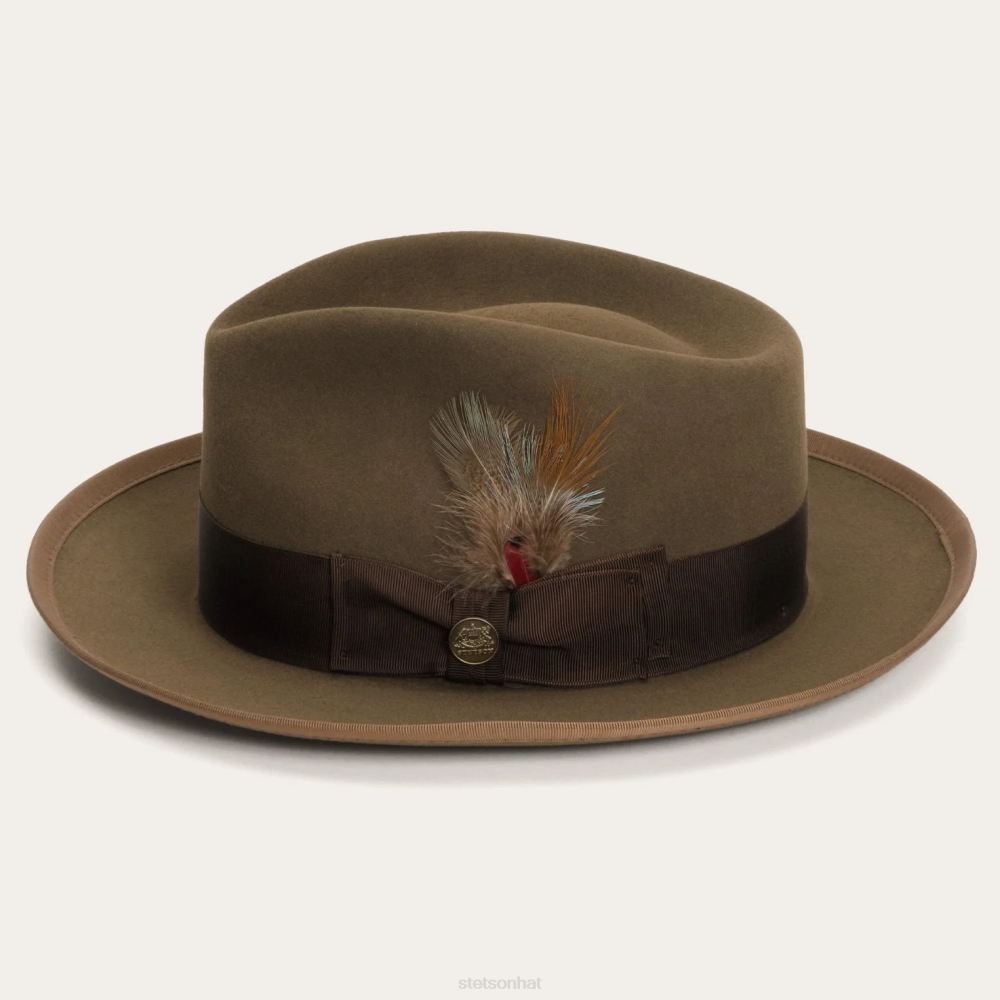 Stetson Whippet Fedora Tawny Unisex Headwear 00LX13