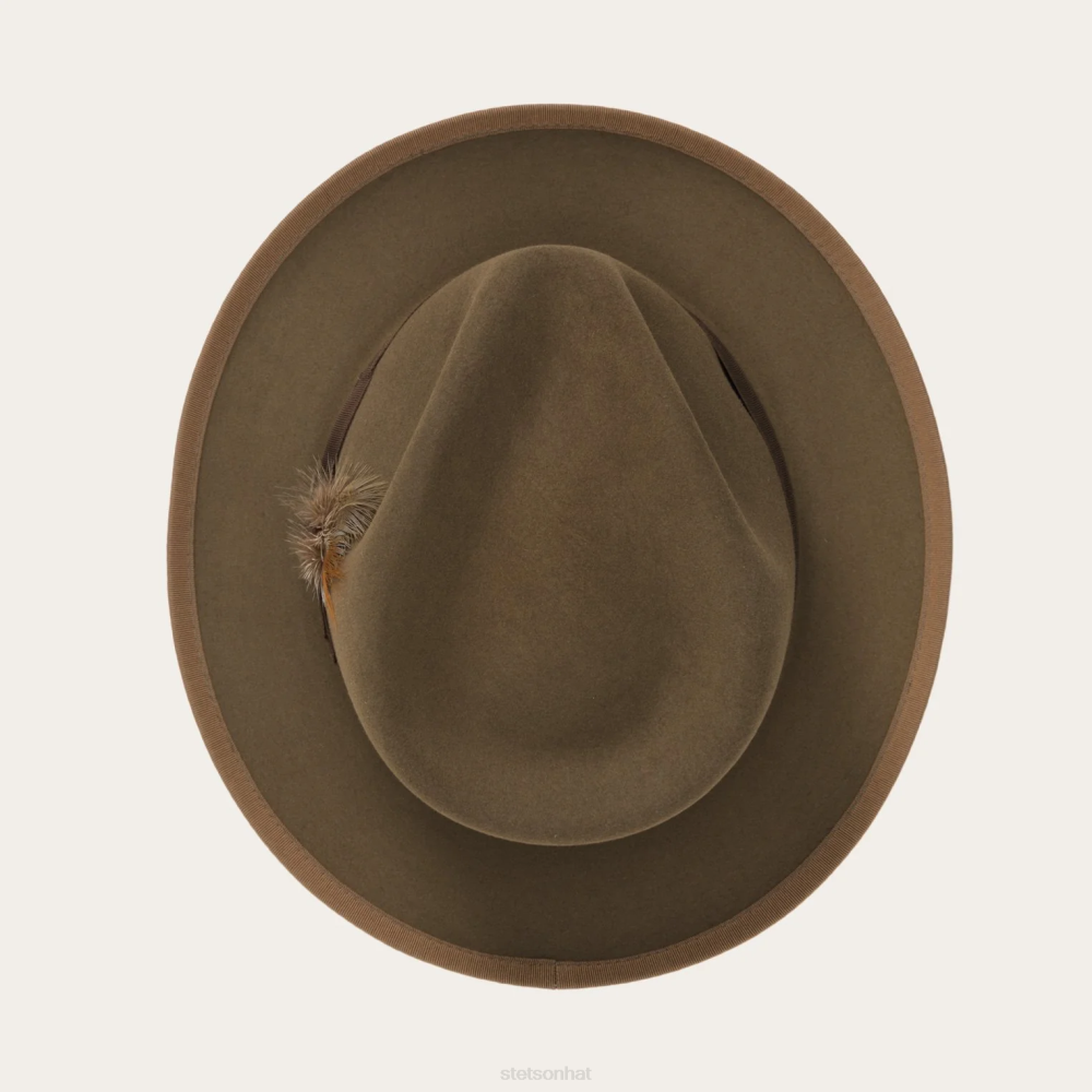 Stetson Whippet Fedora Tawny Unisex Headwear 00LX13