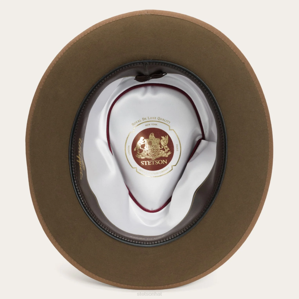 Stetson Whippet Fedora Tawny Unisex Headwear 00LX13