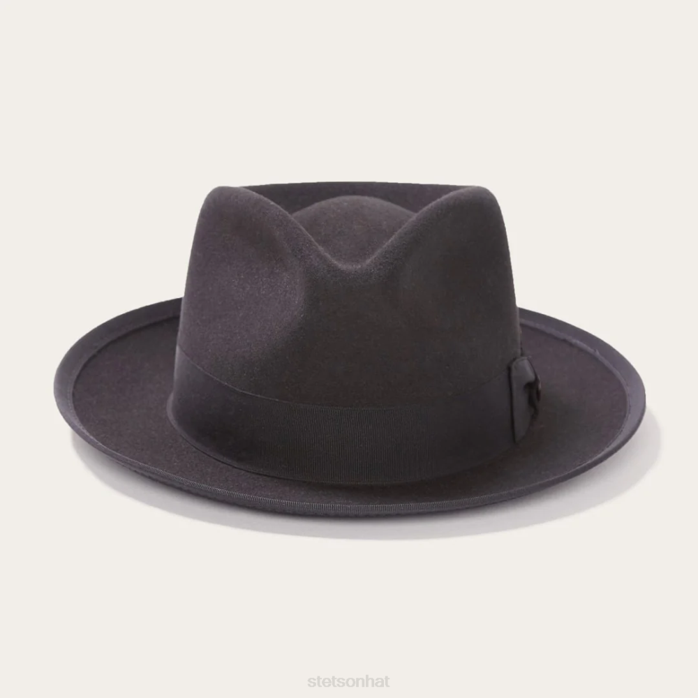 Stetson Whippet Wool Fedora Black Unisex Headwear 00LX101
