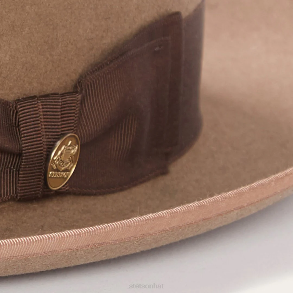 Stetson Whippet Wool Fedora Camel Unisex Headwear 00LX102