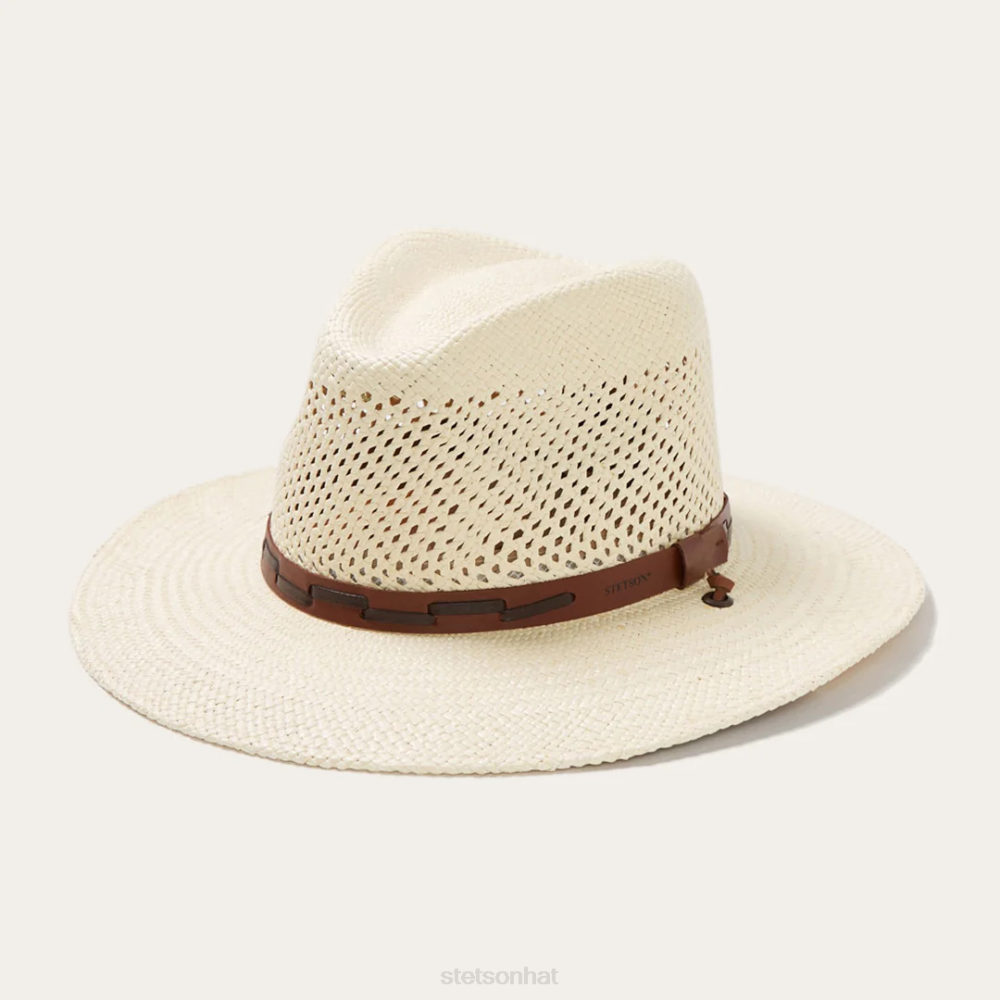 Stetson Airway Panama Safari Hat Natural Unisex Headwear 00LX162