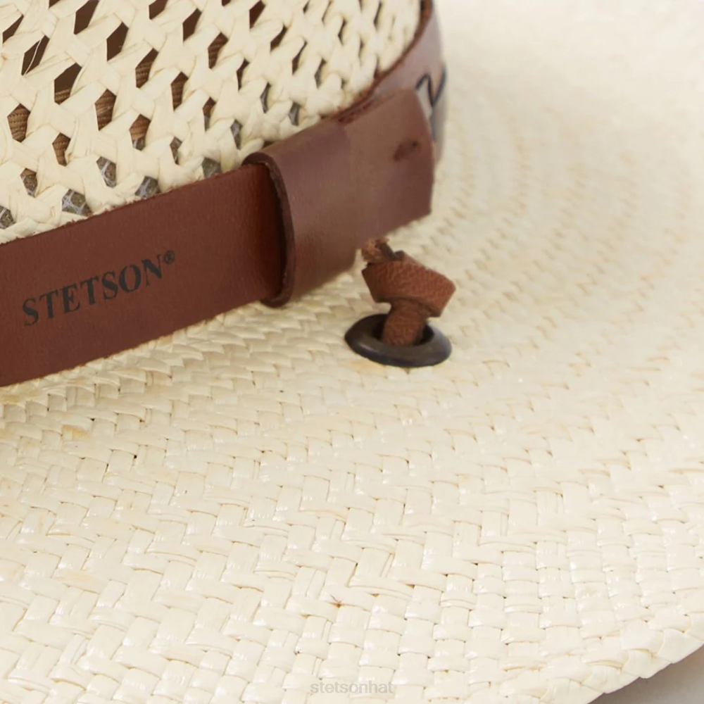 Stetson Airway Panama Safari Hat Natural Unisex Headwear 00LX162