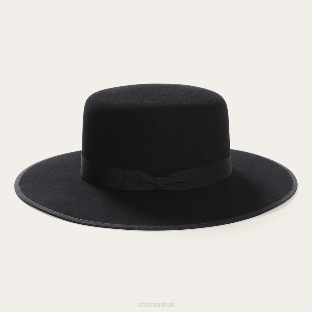 Stetson Amish 4X Wool Felt Hat Black Unisex Headwear 00LX80