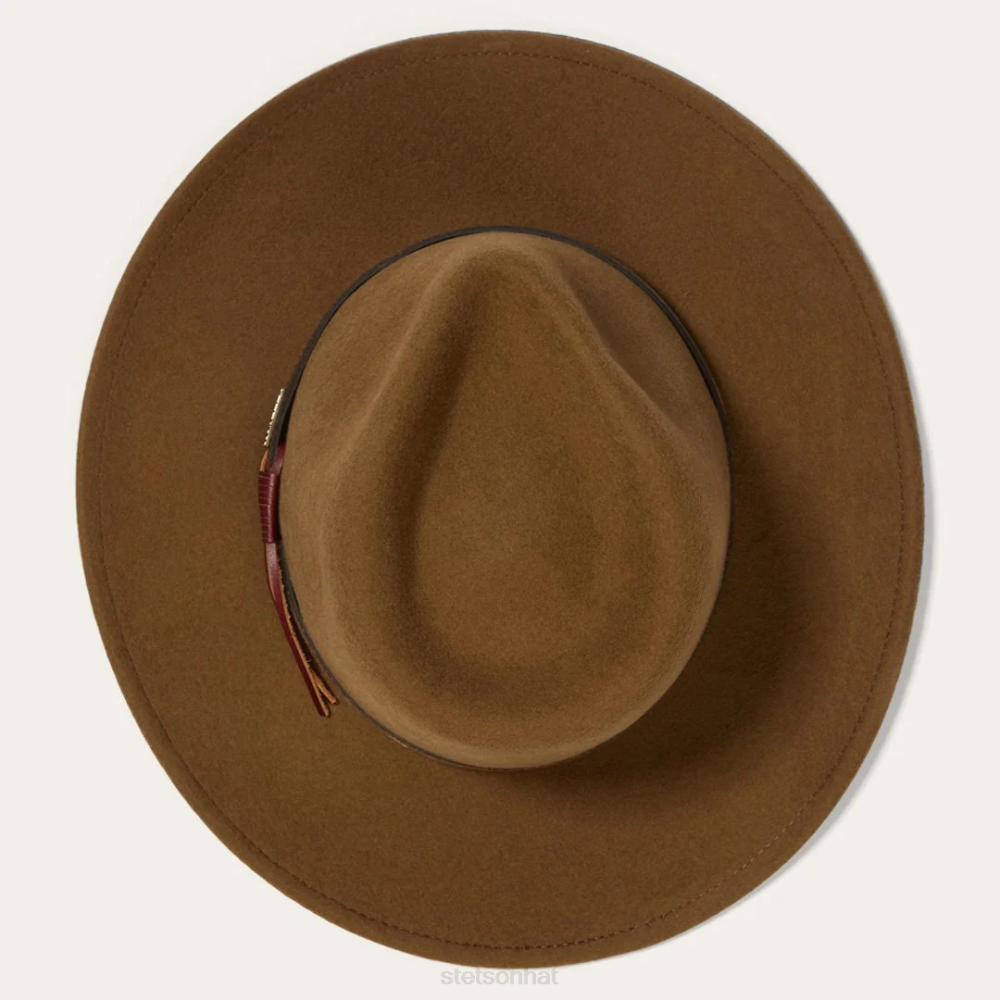 Stetson Bozeman Outdoor Hat Light Brown Unisex Headwear 00LX25