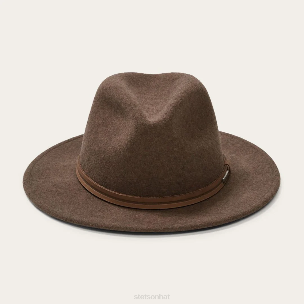 Stetson Explorer Outdoor Hat Brown Mix Unisex Headwear 00LX89