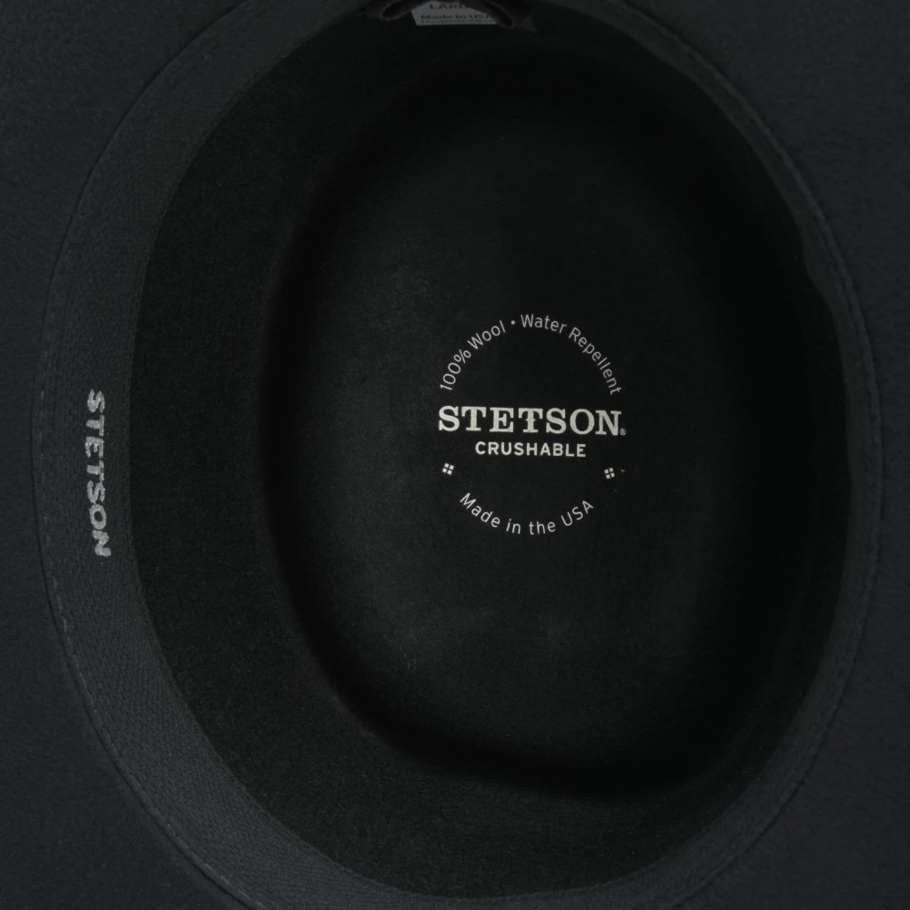 Stetson Kelso Outdoor Hat Black Unisex Headwear 00LX61