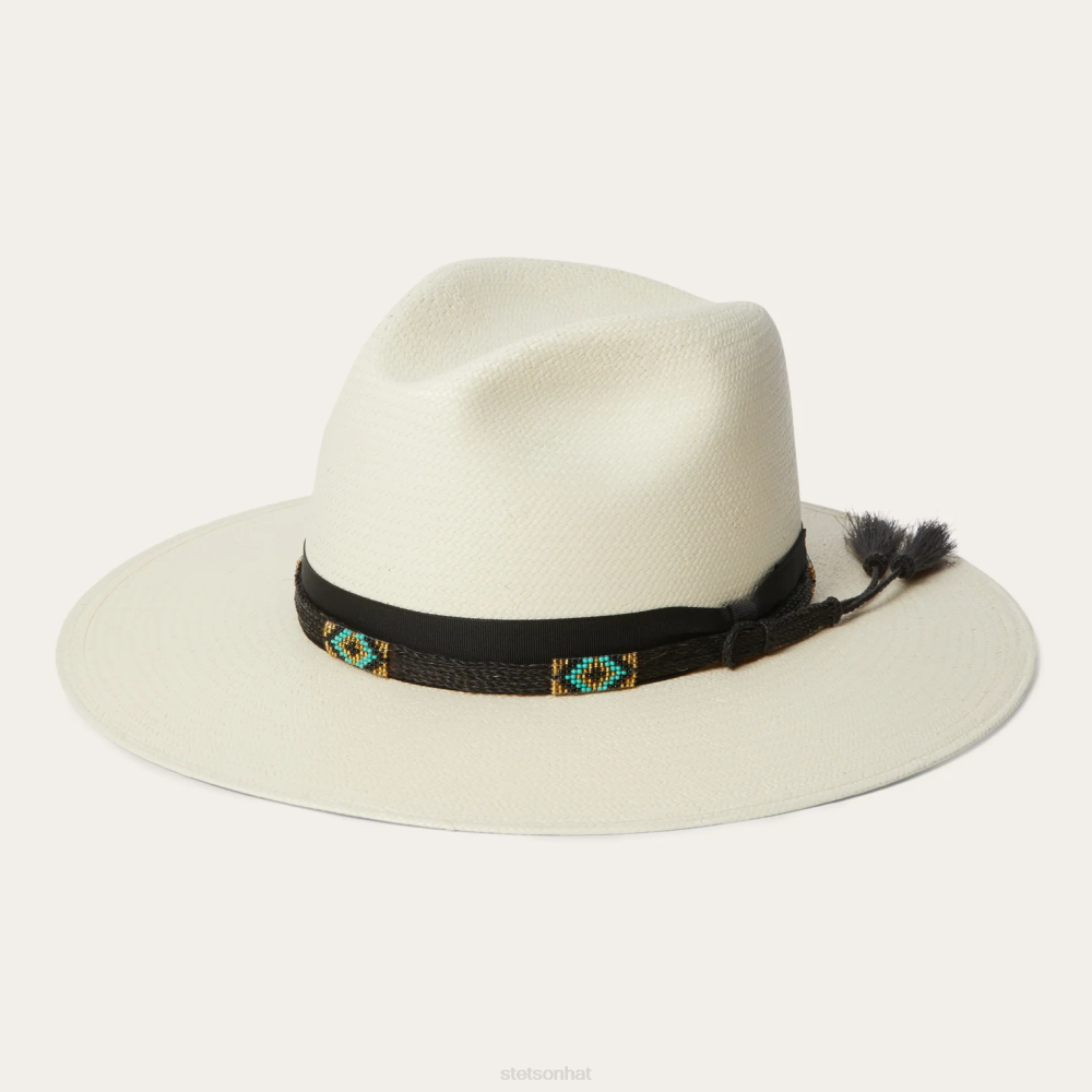 Stetson Helix Straw hat Natural Unisex Headwear 00LX171