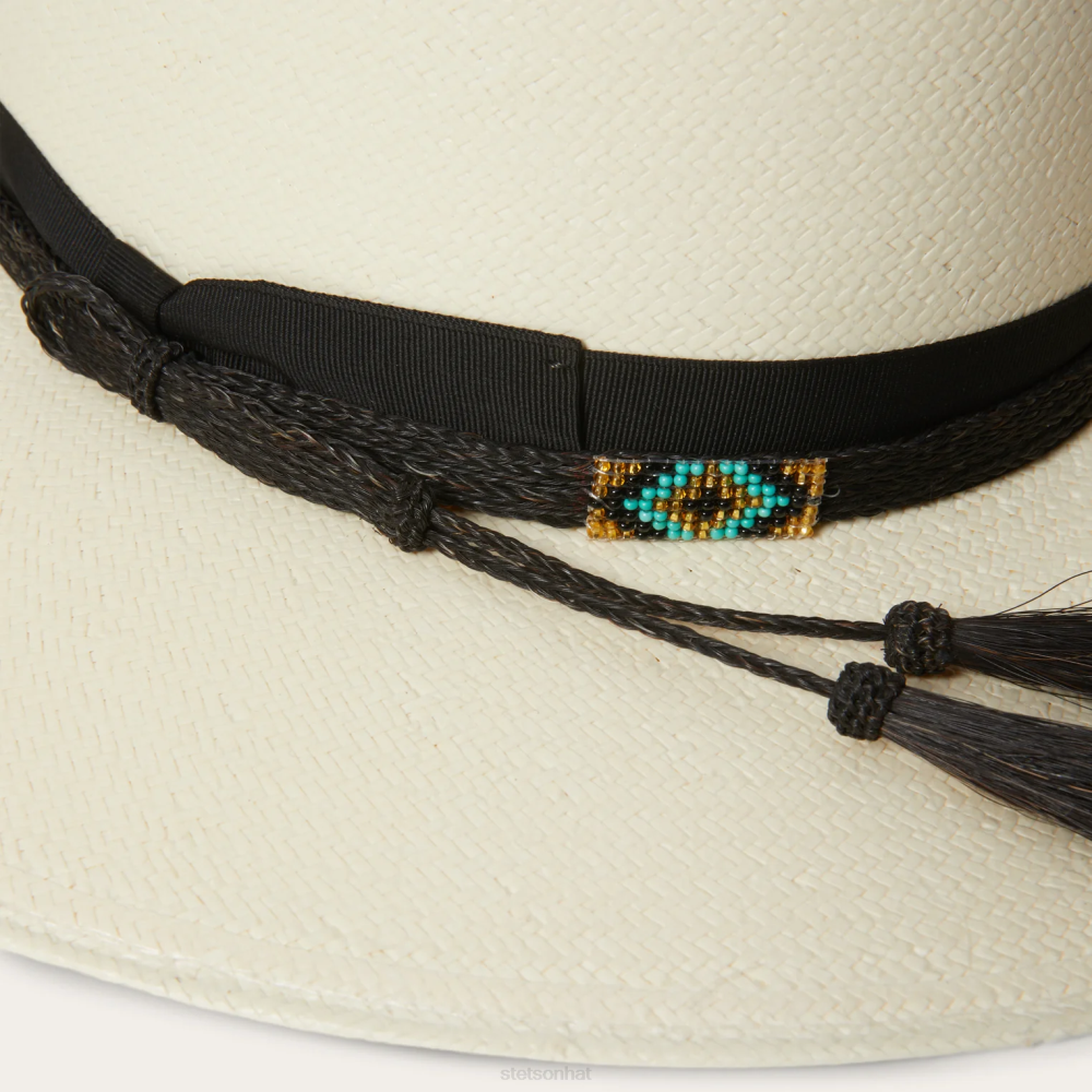 Stetson Helix Straw hat Natural Unisex Headwear 00LX171