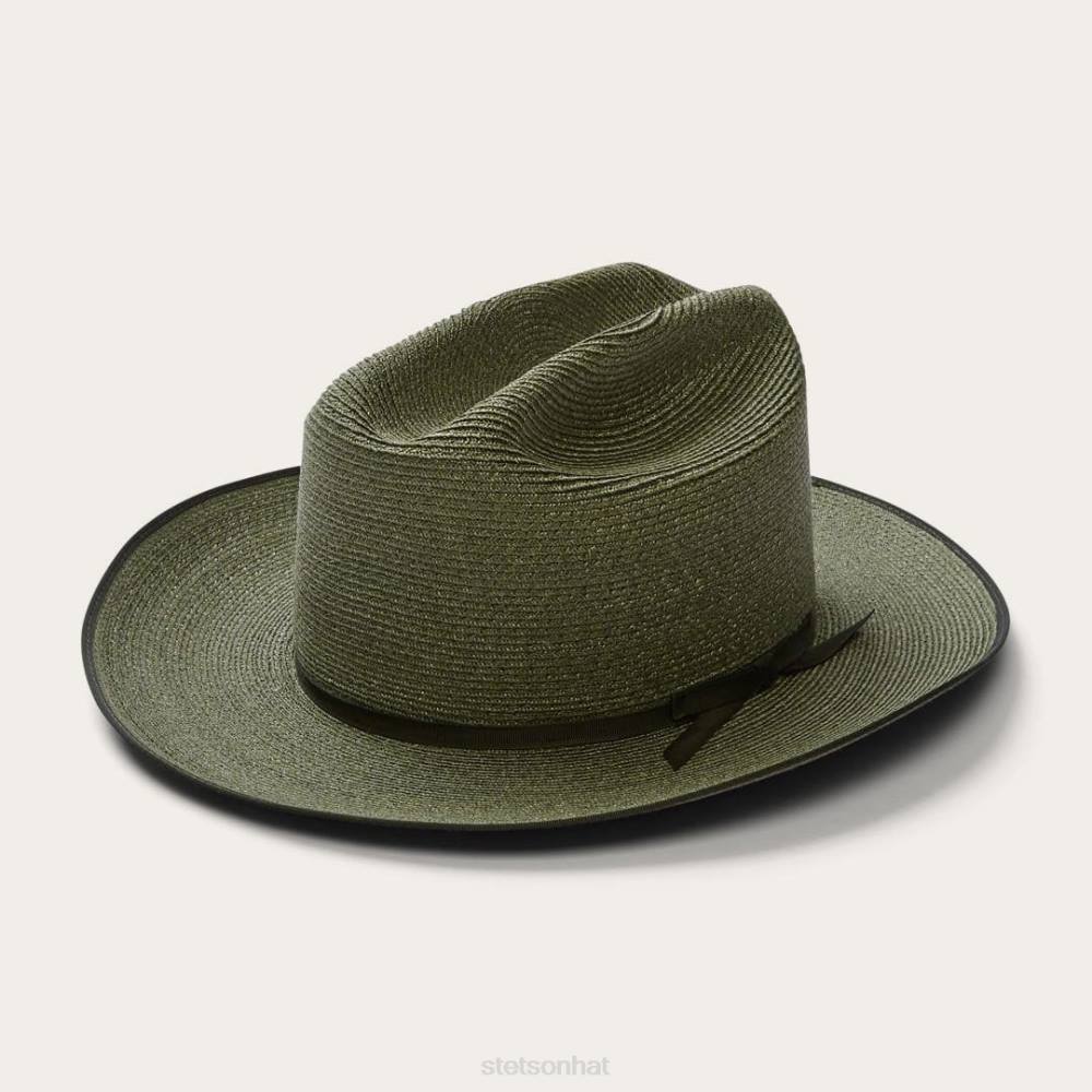 Stetson Hemp Straw Open Road Sage Unisex Headwear 00LX100