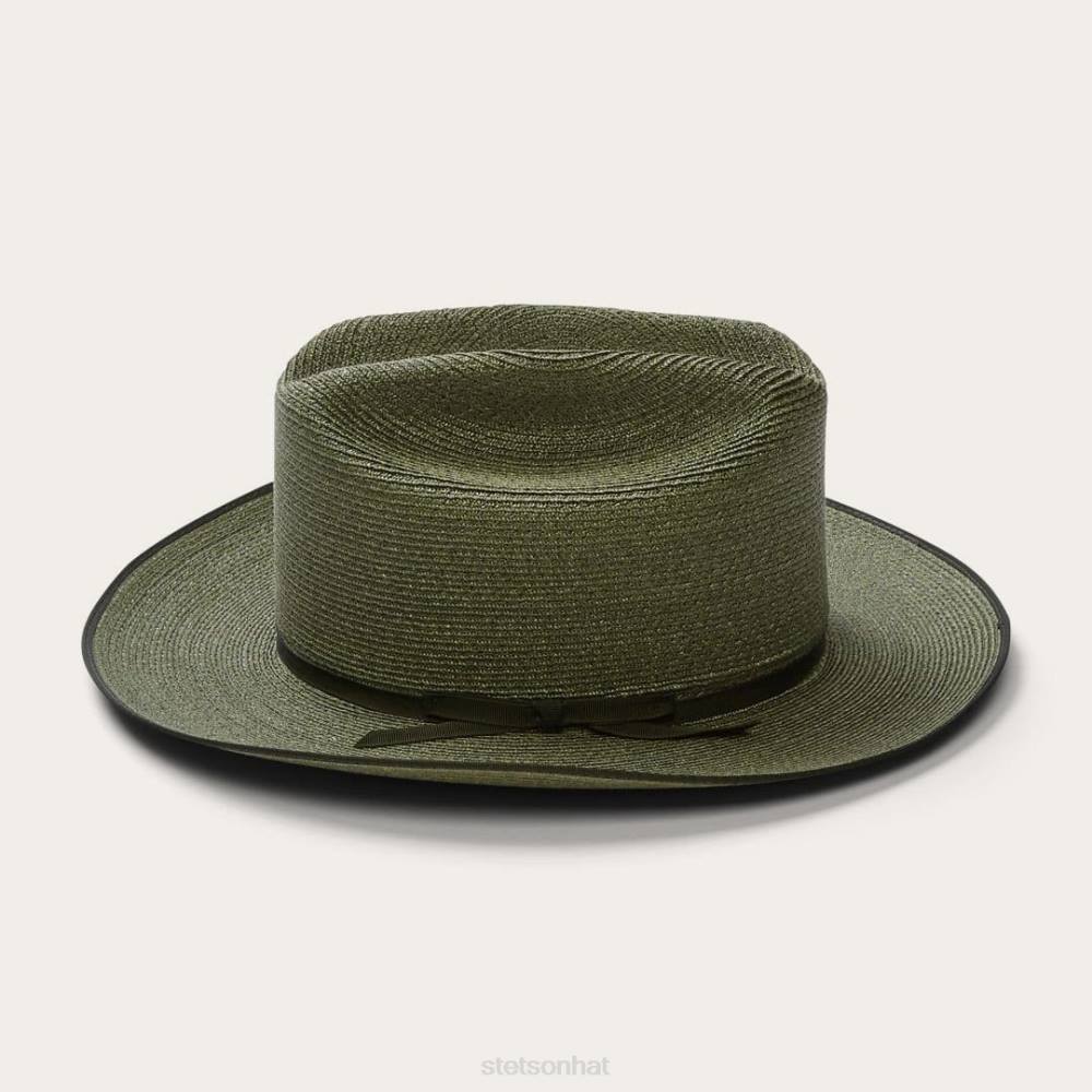 Stetson Hemp Straw Open Road Sage Unisex Headwear 00LX100