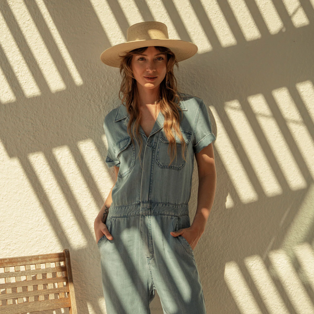 Stetson Highlands Straw Hat Natural Unisex Headwear 00LX143