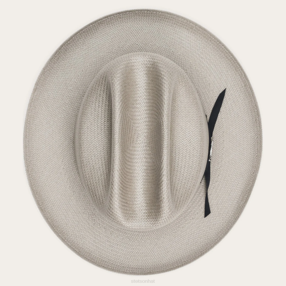 Stetson Open Road Straw Hat Taupe Unisex Headwear 00LX74