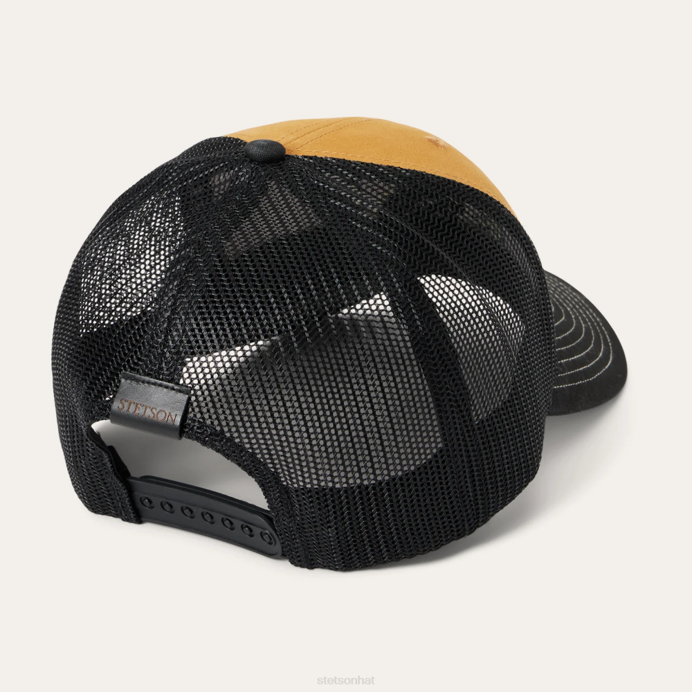 Stetson Cowboy Trucker Cap Tan Unisex Headwear 00LX209