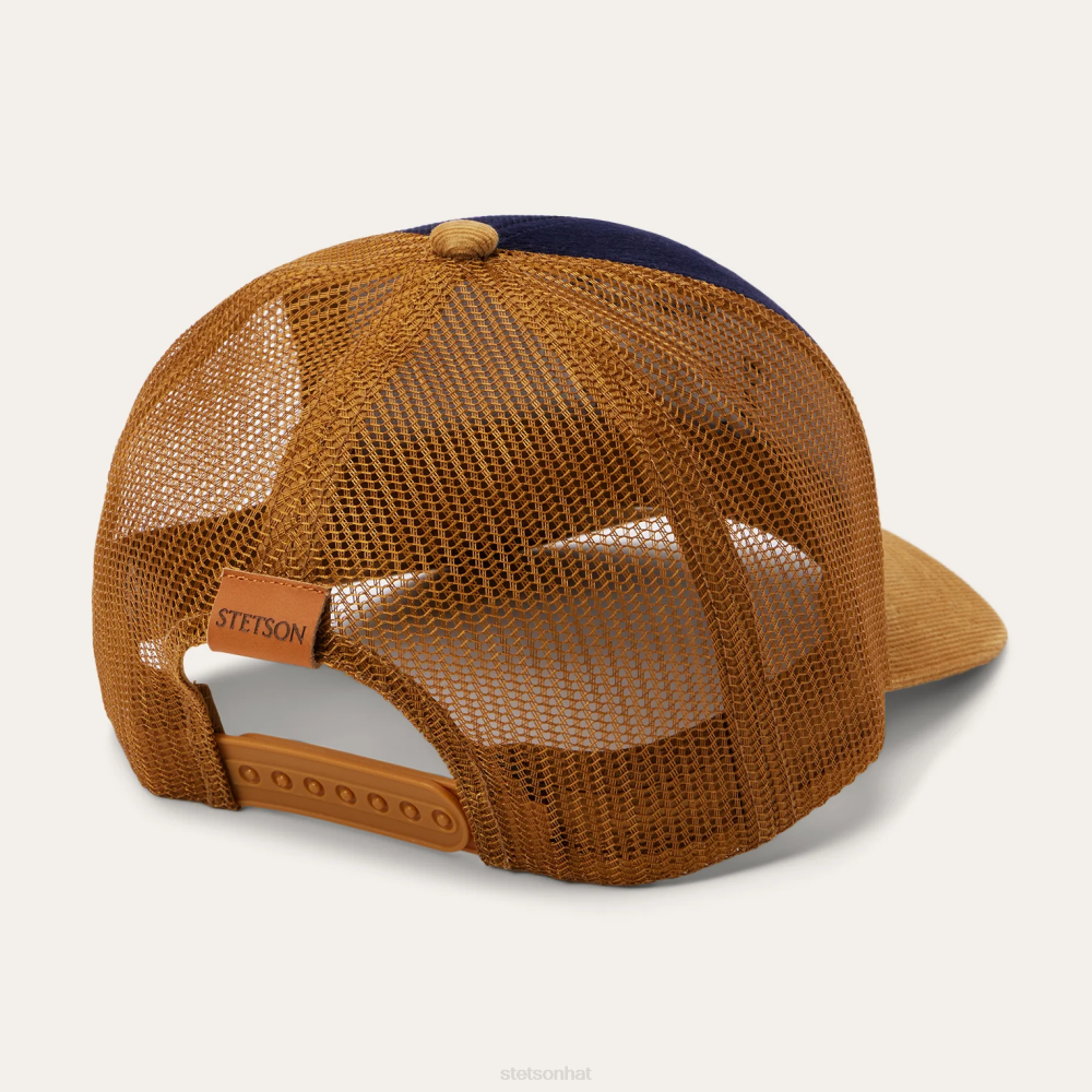 Stetson Longhorn Trucker Cap Navy Unisex Headwear 00LX206