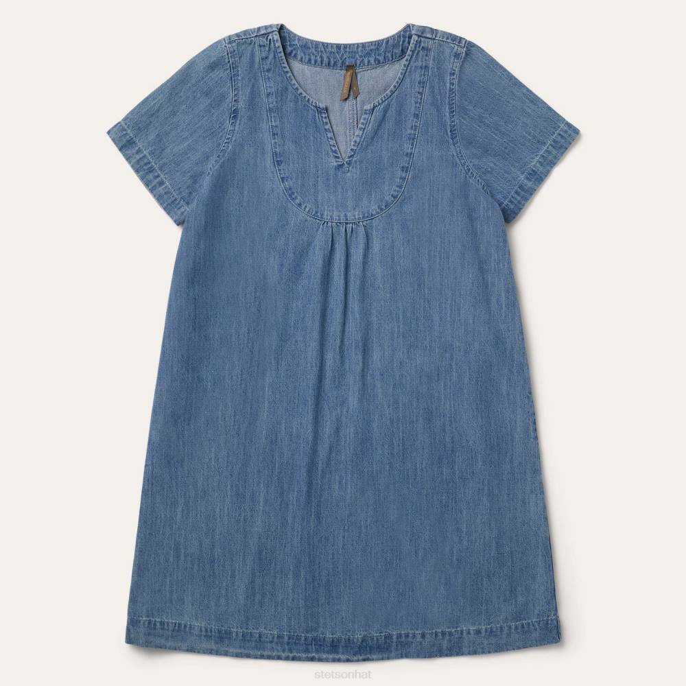 Stetson Denim Swing Dress Blue Women Apparel 00LX504