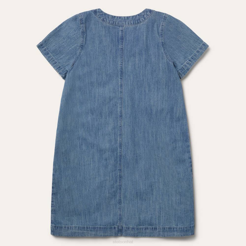 Stetson Denim Swing Dress Blue Women Apparel 00LX504